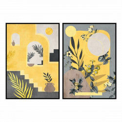 Schilderij DKD Home Decor 83 x 4,5 x 123 cm Scandinavisch (2 Stuks)