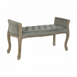 Banqueta DKD Home Decor   Gris Madera Madera de caucho 109 x 39 x 60 cm