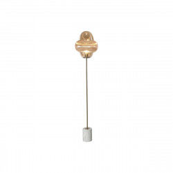 Floor Lamp Home ESPRIT Amber Crystal Marble 50 W 220 V 35 x 35 x 160 cm