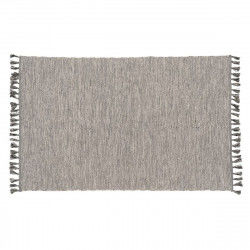 Carpet Grey 70 % cotton 30 % Polyester 160 x 230 cm