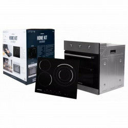 Combinatie van Oven en Vitro-keramische Kookplaat Infiniton HV-6FBV3F 70 L...