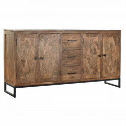 Buffet DKD Home Decor   Marron Clair Marron Noir Métal Teck 175 x 40 x 90 cm