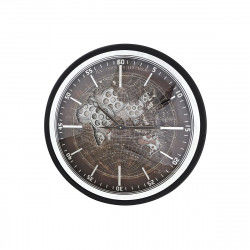 Horloge Murale DKD Home Decor Mappemonde Marron Noir Fer Vintage 59,5 x 8,5 x...