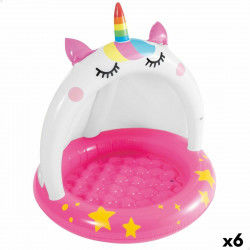 Pataugeoire gonflable pour enfants Intex Chat Licorne 101 x 102 x 102 cm (6...