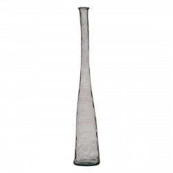 Vase Grau Recyceltes Glas 18 x 18 x 120 cm