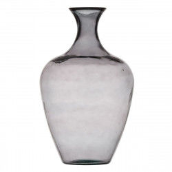 Vase Grau Recyceltes Glas 40 x 40 x 65 cm