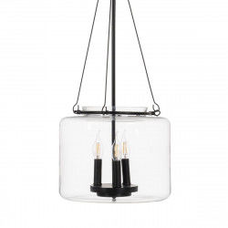 Ceiling Light Black Crystal Iron 220-240 V 35 x 35 x 72 cm