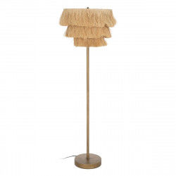 Stehlampe Beige natürlich Metall 48,5 x 48,5 x 162 cm