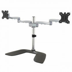 Support de table d'écran Startech ARMDUALSS Gris Noir/Argenté