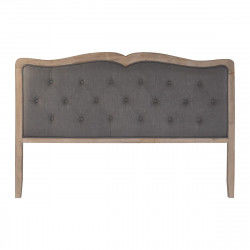 Tête de lit DKD Home Decor Gris foncé Bois d'hévéa 160 x 10 x 120 cm