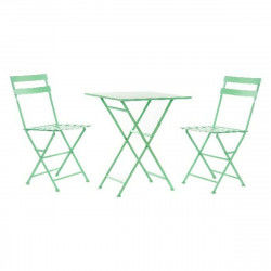 Tafel met twee stoelen DKD Home Decor MB-177411 60 x 60 x 75 cm (3 pcs)