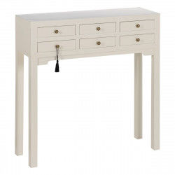 Console Wit Sparrenhout Hout MDF 85 x 26 x 85 cm