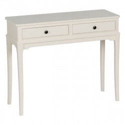 Console Blanc Bois de pin Bois MDF 90 x 33 x 75 cm