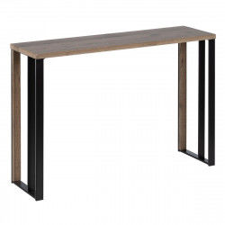 Console Black Natural Iron MDF Wood 110 x 30 x 75 cm