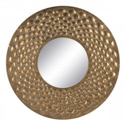 Wall mirror Golden Crystal Iron 100 x 3 x 100 cm