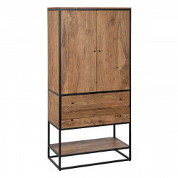 Armadio LENNOX Nero Naturale 90 x 45 x 190 cm