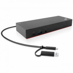 Hub USB Lenovo 40AF0135EU Negro