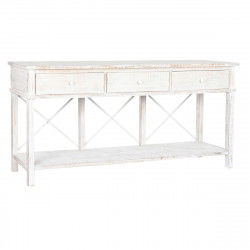 Consola Home ESPRIT Blanco Marrón Negro Metal Abeto 181 x 45 x 86 cm