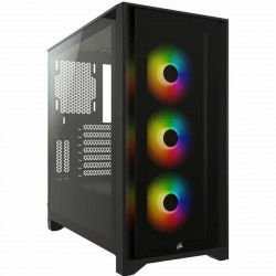 ATX Semi-toren doos Corsair iCUE 4000X RGB Zwart