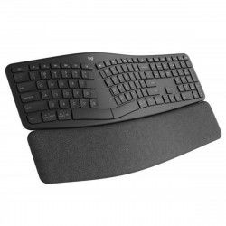 Draadloos toetsenbord Logitech ERGO K860 Grijs Grafiet Qwerty Spaans