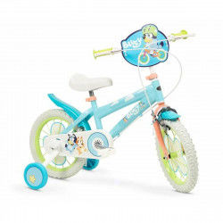 Kinderfiets Bluey 14" Blauw Groen