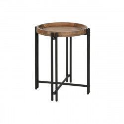 Petite Table d'Appoint Home ESPRIT Bois Métal 50 x 50 x 60 cm