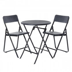 Table set with 2 chairs Logic 60 x 60 x 74 cm