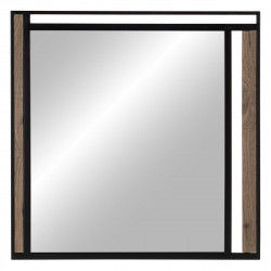 Espejo de pared Negro Beige 70 x 2 x 70 cm