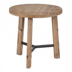 Table d'appoint Naturel Fer Bois d'épicéa 60 x 60 x 60 cm