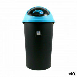 Cubo para la Basura Tontarelli Big hoop Azul Negro 50 L 39 x 39 x 72 cm (10...