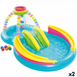 Piscina Gonfiabile per Bambini Intex Arcobaleno 374 L 295 x 109 x 191 cm (2...