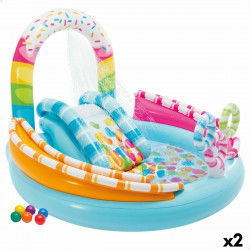 Inflatable Paddling Pool for Children Intex Sweets 165 L 170 x 122 x 168 cm...