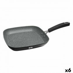 Poêle à Griller Lisse Quttin Grand Chef 3 mm (6 Unités)