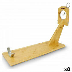 Houten Hamhouder Quttin Bamboe 48,8 x 16,5 x 34 cm (8 Stuks)