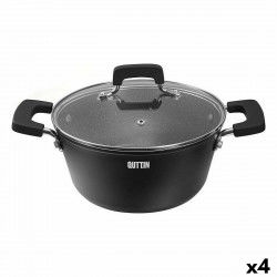 Casseruola con coperchio in vetro Quttin Grand Chef 3 mm 37 x 24 x 13 cm (4...