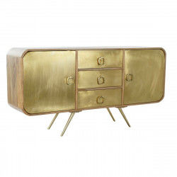 Sideboard DKD Home Decor Golden Wood Brass Mango wood 152 x 40 x 78 cm