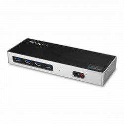 Hub USB Startech DK30A2DH Zwart/Zilverkleurig Zilverkleurig 40 W