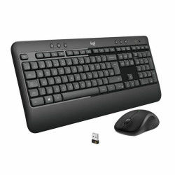 Clavier et souris sans fil Logitech MK540 Français Noir Noir/Blanc AZERTY