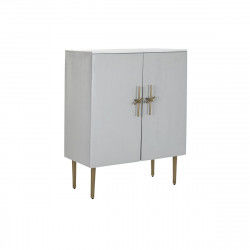 Gemakkelijk verplaatsbare meubels DKD Home Decor BAR Gouden Wit Ijzer...