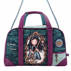 Bolsa de Viaje Gorjuss Curiosity Verde Gris 50 x 31 x 23 cm