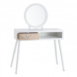 Coiffeuse MISS DAISY 90 x 40 x 79,5 cm Naturel Bois de pin Blanc