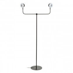 Floor Lamp 70 x 70 x 154 cm Black Steel