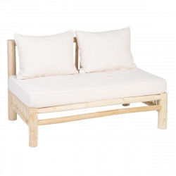 Zweisitzer-Sofa AKAR natürlich Teakholz 131 x 80 x 77,5 cm