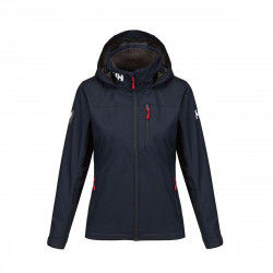 Giacca Antivento Helly Hansen CREW HOODED 33899 598 Blu Marino