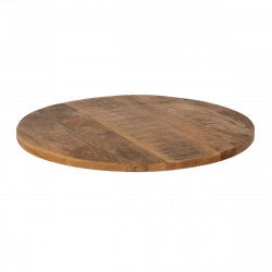 Plateau de table Rond Beige Bois de manguier 70 x 70 x 3 cm