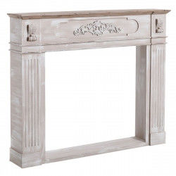 Fireplace Fir wood MDF Wood 134 x 24 x 111 cm