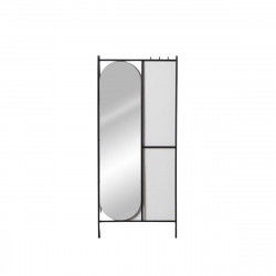 Hat stand Black Iron Mirror 70 x 4 x 160,5 cm