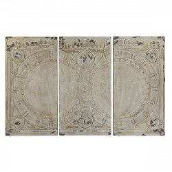 Decoración de Pared DKD Home Decor Beige Neoclásico 178 x 4 x 112 cm (3 Piezas)