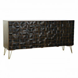 Buffet DKD Home Decor Doré Brun foncé Métal Bois de manguier 160 x 45 x 80 cm