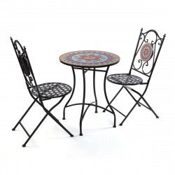 Ensemble Table + 2 Chaises Versa Borneo 60 x 71 x 60 cm